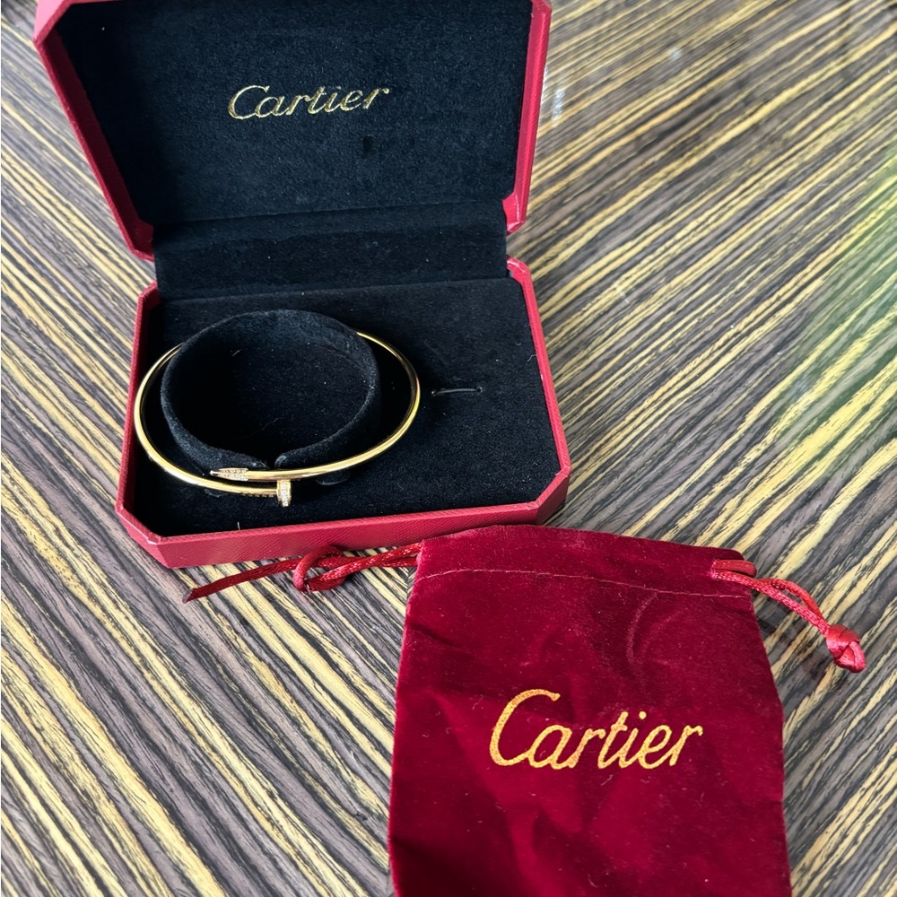 Cartier Gold and Black Bracelet